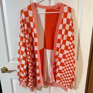 Checkered Cardigan